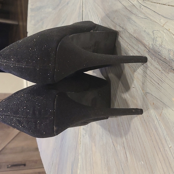 Dollhouse Sparkly Black platform Heels - Picture 4 of 8